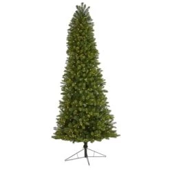 9ft. Pre-Lit Virginia Spruce Artificial Christmas Tree, Warm White LED Lights