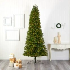 9ft. Pre-Lit Virginia Spruce Artificial Christmas Tree, Warm White LED Lights -Michaels Store D255893S 6