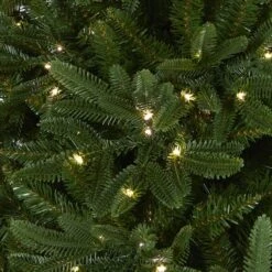 7ft. Pre-Lit Oregon Spruce Artificial Christmas Tree With Multifunction Warm White Microdot LED Lights With Instant Connect Technology -Michaels Store D255900S 3
