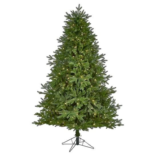 7ft. Pre-Lit Nova Scotia Fir Real Touch Artificial Christmas Tree, Warm White LED Lights 2 7ft. Pre-Lit Nova Scotia Fir Real Touch Artificial Christmas Tree, Warm White LED Lights - Image 2