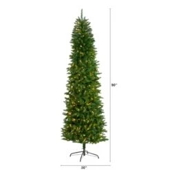 7.5ft. Pre-Lit Green Mountain Pine Artificial Christmas Tree, Clear LED Lights 10 7.5ft. Pre-Lit Green Mountain Pine Artificial Christmas Tree, Clear LED Lights -Michaels Store D255925S 2