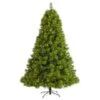 8ft. Pre-lit Green Scotch Pine Artificial Christmas Tree With Clear LED Lights