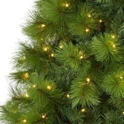 8ft. Pre-lit Green Scotch Pine Artificial Christmas Tree With Clear LED Lights 11 8ft. Pre-lit Green Scotch Pine Artificial Christmas Tree With Clear LED Lights -Michaels Store D255942S 3