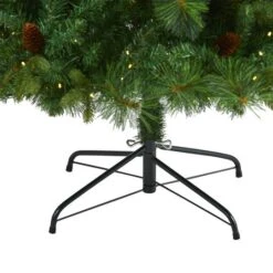 6.5ft. Pre-Lit West Virginia Mixed Pine Artificial Christmas Tree, Clear LED Lights -Michaels Store D255993S 4