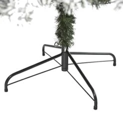 7ft. Pre-Lit Flocked West Virginia Fir Artificial Christmas Tree, Clear LED Lights -Michaels Store D256019S 4