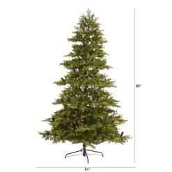 7.5ft. Pre-Lit Yukon Mountain Fir & Pinecones Artificial Christmas Tree With Clear Lights -Michaels Store D256090S 2