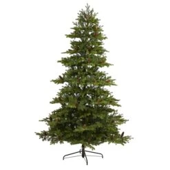 7.5ft. Pre-Lit Yukon Mountain Fir & Pinecones Artificial Christmas Tree With Clear Lights -Michaels Store D256090S 3