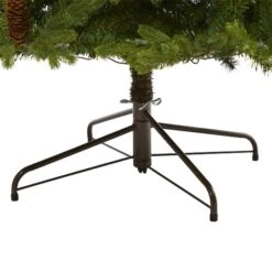 7.5ft. Pre-Lit Yukon Mountain Fir & Pinecones Artificial Christmas Tree With Clear Lights -Michaels Store D256090S 6