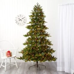 7.5ft. Pre-Lit Yukon Mountain Fir & Pinecones Artificial Christmas Tree With Clear Lights -Michaels Store D256090S 7