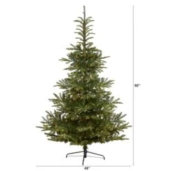 7.5ft. Pre-Lit Layered Washington Spruce Artificial Christmas Tree, Clear LED Lights -Michaels Store D256105S 2