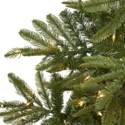 7.5ft. Pre-Lit Layered Washington Spruce Artificial Christmas Tree, Clear LED Lights -Michaels Store D256105S 3