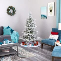 7ft. Pre-Lit West Virginia Spruce Artificial Christmas Tree, Clear LED Lights 13 7ft. Pre-Lit West Virginia Spruce Artificial Christmas Tree, Clear LED Lights -Michaels Store D256119S 7