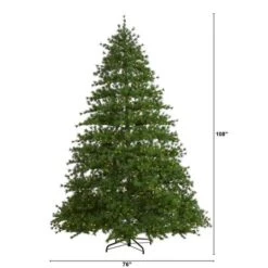 9ft. Pre-Lit Colorado Mountain Pine Artificial Christmas Tree, Clear LED Lights -Michaels Store D256127S 2
