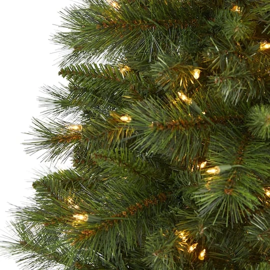 7.5ft. Pre-Lit West Virginia Mountain Pine Artificial Christmas Tree, Clear LED Lights 4 7.5ft. Pre-Lit West Virginia Mountain Pine Artificial Christmas Tree, Clear LED Lights - Image 4