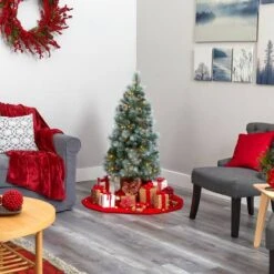 4ft. Pre-Lit British Columbia Mountain Pine Artificial Christmas Tree, Clear LED Lights -Michaels Store D256169S 6