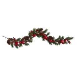 6ft. Apple, Berries & Pinecone Garland