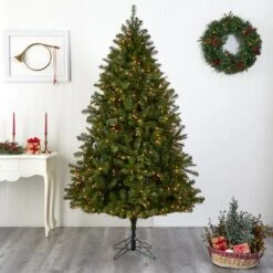 7.5ft. Pre-Lit Windermere Christmas Tree, Clear Lights -Michaels Store D292923S 15