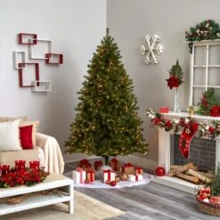 7.5ft. Pre-Lit Windermere Christmas Tree, Clear Lights -Michaels Store D292923S 17