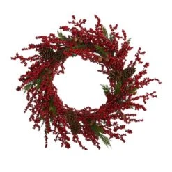 2.8ft. Cypress Berry & Pinecone Wreath
