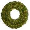 5ft. Pre-Lit Pine & Pinecone Artificial Christmas Wreath