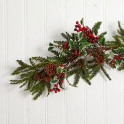 4.5ft. Holly Berry Garland -Michaels Store D322383S 13