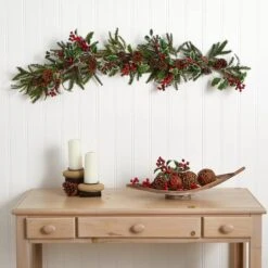 4.5ft. Holly Berry Garland -Michaels Store D322383S 14