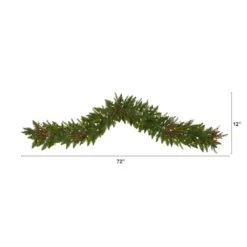 6ft. LED Christmas Pine & Berries Garland -Michaels Store D322395S 2
