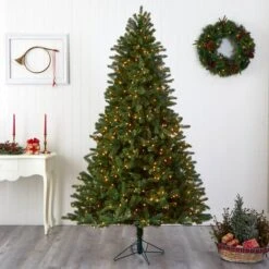 7.5ft. Pre-Lit Rembrandt Artificial Christmas Tree, Clear Lights -Michaels Store D322451S 15