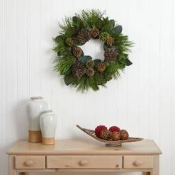 2.3ft. Pinecone & Pine Wreath 6 2.3ft. Pinecone & Pine Wreath -Michaels Store D322813S 12