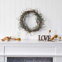 17" Frosted Twig Wreath -Michaels Store D322823S 3