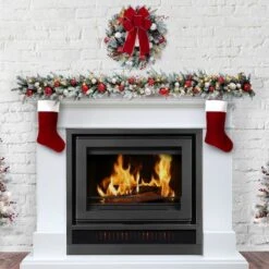 Haute Décor 6ft. Pre-Lit LED Snowfall Creek Garland 9 Haute Décor 6ft. Pre-Lit LED Snowfall Creek Garland -Michaels Store D330223S 4