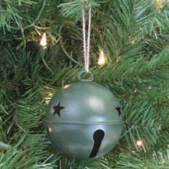 Haute Decor 6ct. 3.5" Green Jingle Bell Ornaments 5 Haute Decor 6ct. 3.5" Green Jingle Bell Ornaments -Michaels Store D348958S 2