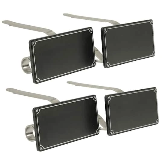 Original MantleClip® With Silver Chalkboard Icons, 4ct. 2 Original MantleClip® With Silver Chalkboard Icons, 4ct. - Image 2
