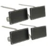 Original MantleClip® With Silver Chalkboard Icons, 4ct.