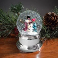 Haute Decor Snowburst™ Animated Snowman Christmas Snow Globe -Michaels Store D349454S 2