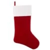 Haute Decor HangRight™ Christmas Premium Red & White Stocking