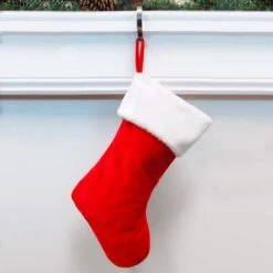 Haute Decor HangRight™ Christmas Red & White Stocking -Michaels Store D349544S 2