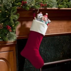 Haute Decor HangRight™ 20" Premium Red & White Stocking, 4ct. 5 Haute Decor HangRight™ 20" Premium Red & White Stocking, 4ct. -Michaels Store D349556S 2