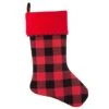 Haute Decor HangRight™ 20" Red & White Buffalo Check Stocking, 4ct.