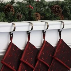 Haute Decor Pewter MantleClip Jr., 4ct. -Michaels Store D349562S 2