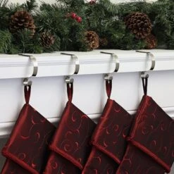 Haute Decor Silver MantleClip Jr., 4ct. -Michaels Store D349564S 2