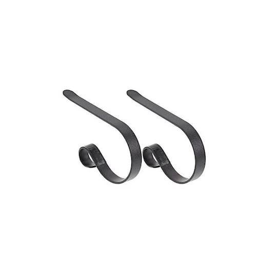 Original MantleClip® Matte Black Stocking Holders, 2ct. 1 Original MantleClip® Matte Black Stocking Holders, 2ct.