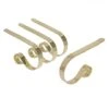 Original MantleClip® Brass Stocking Holders, 4ct.