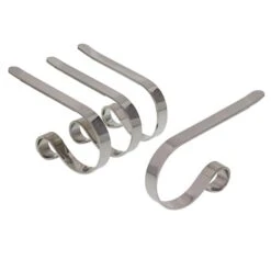 Original MantleClip® Silver Stocking Holders, 4ct.