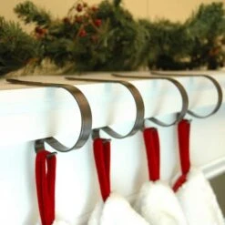 Original MantleClip® Oil-Rubbed Bronze Stocking Holders, 4ct. -Michaels Store D349589S 2