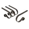 Original MantleClip® Holly Embossed Pewter Stocking Holders, 4ct.