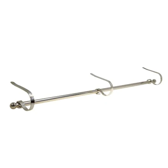 Original MantleClip® Silver Stocking Rod 1 Original MantleClip® Silver Stocking Rod