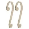 Haute Decor Stocking Scroll® Silver Stocking Holders, 2ct.