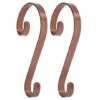 Haute Decor Stocking Scroll® Brushed Copper Stocking Holders, 2ct.