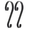 Haute Decor Stocking Scroll® Matte Black Stocking Holders, 2ct.